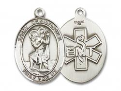  St. Christopher/EMT Neck Medal/Pendant Only 