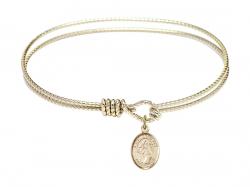  Saint Boniface Charm Bangle Bracelet 