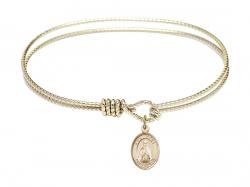  Saint Blaise Charm Bangle Bracelet 