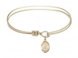  Saint Benjamin Charm Bangle Bracelet 