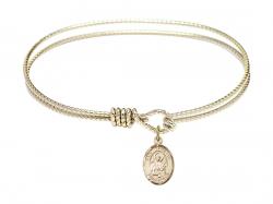  Saint Camillus of Lellis Charm Bangle Bracelet 