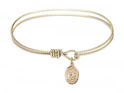  Saint Jason Charm Bangle Bracelet 