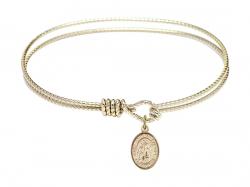  Saint John the Baptist Charm Bangle Bracelet 