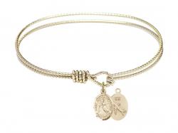  Saint Joseph of Cupertino Charm Bangle Bracelet 