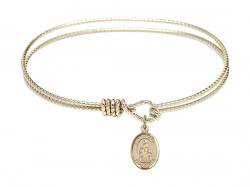  Saint Sophia Charm Bangle Bracelet 