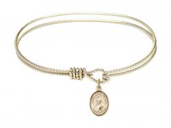  Saint John Neumann Charm Bangle Bracelet 