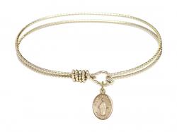  Our Lady of Africa Charm Bangle Bracelet 