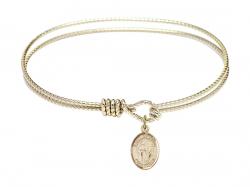  Saint Susanna Charm Bangle Bracelet 