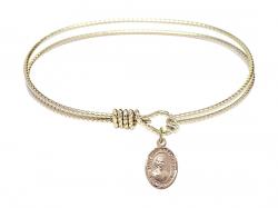  Saint John Berchmans Charm Bangle Bracelet 