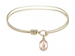  Saint Eligius Charm Bangle Bracelet 