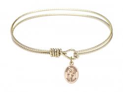  Saint Theodore Stratelates Charm Bangle Bracelet 