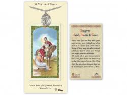  St. Martin of Tours Prayer Card w/Medal 