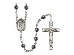  St. Philip Neri Centre Rosary w/Hematite Beads 