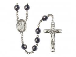  St. Thomas More Centre Rosary w/Hematite Beads 