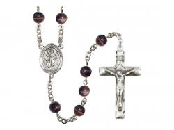  St. John the Baptist Centre Rosary w/Brown Beads 