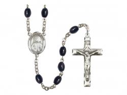  St. Jeanne Jugan Centre Rosary w/Black Onyx Beads 