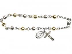  Rosary Bracelet w/Round Bead 