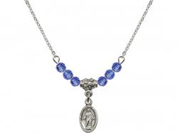  Scapular Medal Birthstone Necklace Available in 15 Colors 