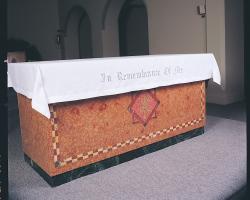  \"In Remembrance of Me\" Altar Cloth - 100% Linen 