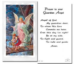 \"Prayer to Your Guardian Angel\" Prayer/Holy Card (Paper/100) 