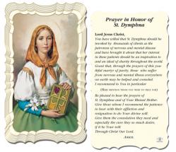  \"Prayer in Honor of St. Dymphna\" Prayer/Holy Card (Paper/50) 