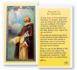  \"Prayer to St. Dominic\" Laminated Prayer/Holy Card (25 pc) 