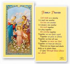  \"Family Prayer\" Laminated Prayer/Holy Card (25 pc) 