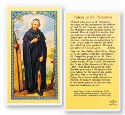  \"Prayer to St. Peregrine\" Laminated Prayer/Holy Card (25 pc) 