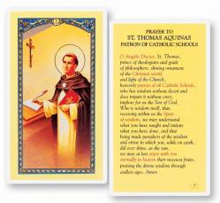  \"Prayer to St. Thomas Aquinas\" Laminated Prayer/Holy Card (25 pc) 