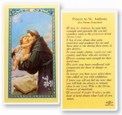  \"Prayer to St. Anthony\" Laminated Prayer/Holy Card (25 pc) 