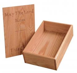  American Hardwood Keepsake Box 