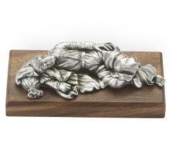  ST. JOSEPH SLEEPING PEWTER STATUE 