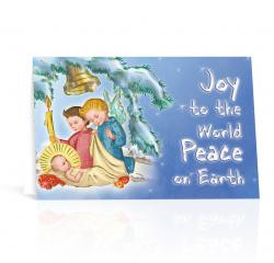  JOY TO THE WORLD PEACE ON EARTH-NATIVITY CHRISTMAS GREETING CARDS (10 PC) 