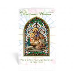  CHRISTMAS WISHING-NATIVITY GREETING CARDS (10 PC) 