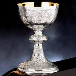  Apostles & Evangelist Motif Chalice Only 