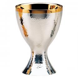  Hammered Chalice & Dish Paten 