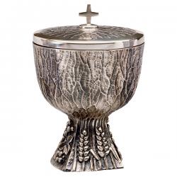  Wheat & Grape Motif Traditional Ciboria/Ciborium 