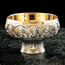  Last Supper Motif Open Ciboria/Ciborium 