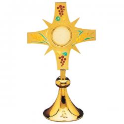  Grape & Wheat Motif Monstrance/Ostensorium 