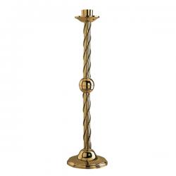  Standing Altar Candlestick w/Rope Ornamentation 