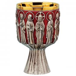  12 Apostles Motif Chalice & Dish Paten 