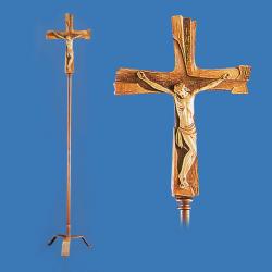  Standing Floor Processional Cross/Crucifix 