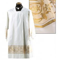  Adult/Clergy Surplice in Mixed Cotton Fabric 