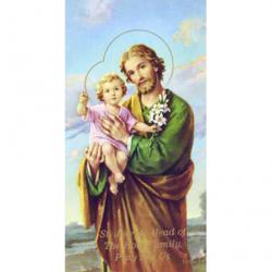  \"Saint Joseph & Child\" Prayer/Holy Card (Paper/100) 