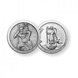  ST. CHRISTOPHER/SAINT RAPHAEL POCKET COIN (10 PK) 