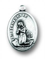  OXIDIZED O.L. OF LOURDES/BERNADETTE MEDAL (25 pc) 