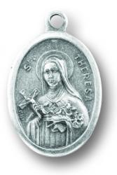  OXIDIZED SAINT THERESA MEDAL (25 pc) 