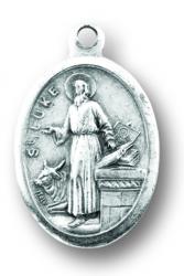  OXIDIZED SAINT LUKE MEDAL (25 pc) 