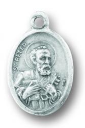  OXIDIZED SAINT PETER/PAUL MEDAL (25 pc) 