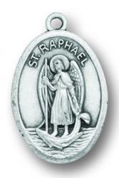  OXIDIZED SAINT RAPHAEL MEDAL (25 pc) 